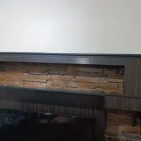 میز تلویزیون با نمای چوب|میز تلویزیون|محمدشهر, شهرک نگین|دیوار