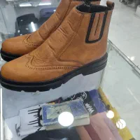 کفش نیم بوت عسلی شیک سایز۴۱|کیف، کفش، کمربند|تربتحیدریه, مسجد جامع|دیوار