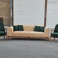 مبل z چوبکار راحتی ۷ و ۸ نفره|مبلمان خانگی و میز عسلی|کرج, محمد آباد|دیوار