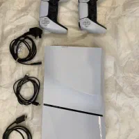 Ps5 slim دو دسته دیسک خور در حد اکبند