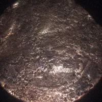 سکه قدیمی که ساییده شده