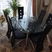 میز غذا خوری شش نفره کاملا سالم