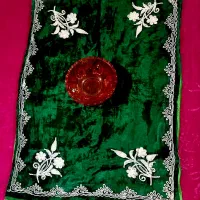 رومیزی مخمل قدیمی  عتیقه زری دوزی سوزن دوزی|صنایع دستی و سایر لوازم تزئینی|تهران, والفجر|دیوار