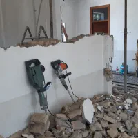 تخریب ساختمان با دستگاه پیکور|خدمات پیشه و مهارت|آق قلا, |دیوار
