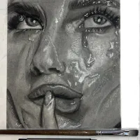 سفارش طراحی پرتره سیاه قلم|تابلو، نقاشی، عکس|تبریز, |دیوار