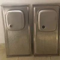 فروش2عدد سینک ظرفشویی استیل البرز|مصالح و تجهیزات ساختمان|شوش, |دیوار