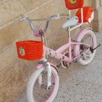 دوچرخه سایز ۱۶ دخترانه مارک پرادو در حد نو|دوچرخه، اسکیت، اسکوتر|قم, علی آباد سعدگان|دیوار