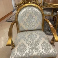مبلمان استیل با میز ناهار خوری چوب راش