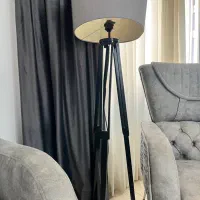 آباژور ایستاده چوبی|چراغ خواب و آباژور|آمل, |دیوار