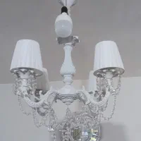 لوستر سفید مدرن نو نو|لوستر و چراغ آویز|خرم‌آباد, |دیوار