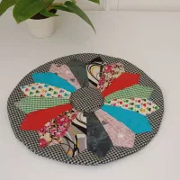 کیف پارچه ای وسنتی طرح روی کیف چاپی وسوزندوزی|صنایع دستی و سایر لوازم تزئینی|فولادشهر, B5|دیوار