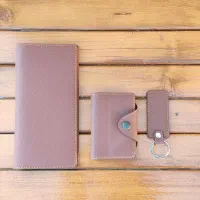 ست کیف پول و جا کارتی با جا کلیدی