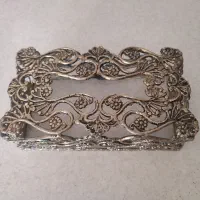 جا دستمال کاغذی برنز قدیمی واصل|صنایع دستی و سایر لوازم تزئینی|همدان, |دیوار