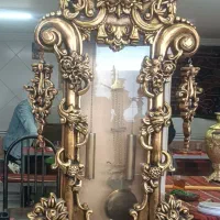 ساعت ایستاده چوبی فول کنده کاری
