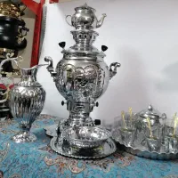 طرح تعویض سماور گازی rrrrزغالی ذغالی برنجی یلداH14|قوری، کتری، قهوه‌ساز دستی|اصفهان, باتون|دیوار