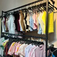 فروش تک و تعداد تیشرت تاپ کراپ خارجی