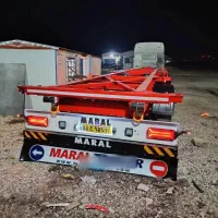 فروش انواع تریلی کمپرسی تیغه کانتینر لبه دار کفی