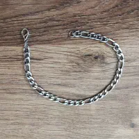 دستبند زنجیر فیگارو استیل