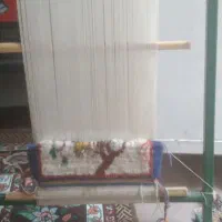 یک عدد دار تابلو فرش نیمه بافت|تابلو فرش|کرمان, |دیوار