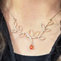 گردنبند نقره دست ساز