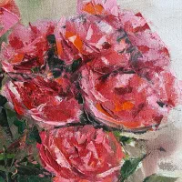 گلهای رز|تابلو، نقاشی، عکس|تهران, جمالزاده|دیوار