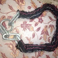 دو عددقفل کوچک وبزرگ و زنجیر فولادی وقفل موتور