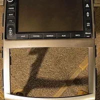 مانیتور فابریک بنز w211 مانیتور  وراکروز با قاب