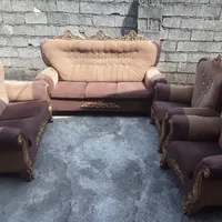 مبل ۷ نفره طرح سلطنتی در حد نو با قیمت مناسب