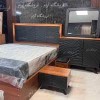 سرویس خواب دلوین تمام ام دی اف/ تشک / کمد