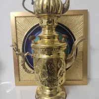 سماور زغالی شکاری همراه باقوری انتیک|کلکسیون اشیاء عتیقه|تهران, دربند|دیوار