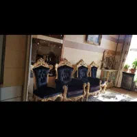 مبل استیل نه نفره وناهارخوری هشت نفره