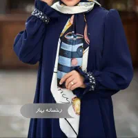 مانتو عبایی مشکی زنانه hbvct9076