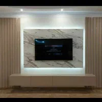 طراحی و اجرای انواع تی وی وال به صورت نقد و اقساد|میز تلویزیون|دهگلان, |دیوار