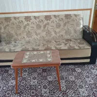 مبل راحتی تخت شو فنری در حد|مبلمان خانگی و میز عسلی|اردبیل, |دیوار