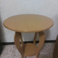 میز گرد رنگ فندوقی|میز و صندلی غذاخوری|محمدشهر, محمدشهر|دیوار