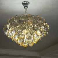 لوستر الماس کروم 65|لوستر و چراغ آویز|یزد, |دیوار