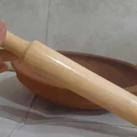 نان تابه سفالی/گمج نان/ساج پخت نان/وردنه/وردنه نان|ظروف پخت‌وپز|لاهیجان, کوی آزادگان|دیوار