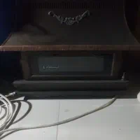 بخاری کلبه ای تمیز با شعله آبی با حرارت زیاد