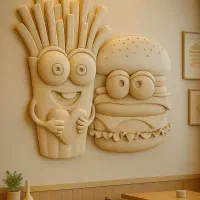 ساخت دیوارکوب سه بعدی با موضوع کسب و کار شما