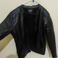 کاپشن چرم زارا