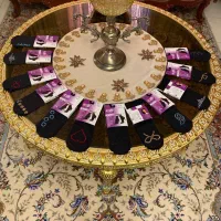 جوراب نگین کاری