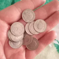۱۰ عدد یک ریال تصویری محمدرضا سال ۵۱