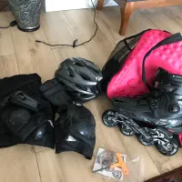 اسکیت فست بلید با کلاه وکیف زانوبند ومچ بند|دوچرخه، اسکیت، اسکوتر|تهران, ازگل|دیوار