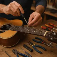 تعویض سیم گیتار،پولیش فرت گیتار،فرت بورد،تعمیرات