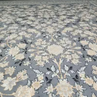 فرش طوسی سالم وتمیز درحد نو