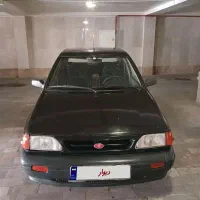 پراید مدل 1387 مشکی شاسی سالم
