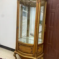 بوفه (ویترین) چوب گردو|بوفه، ویترین، کنسول|لنگرود, |دیوار