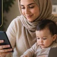 ثبت‌نام کار با گوشی در خانه برای خانمها