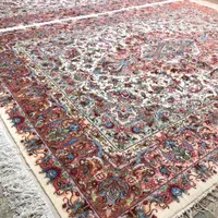 (فرش فرزین) جفت۹متری خطیبی حاشیه ابریشم۳۰رج|فرش|تبریز, |دیوار