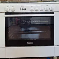 اجاق گاز ۵شعله فردار سینجر رنگ سفید